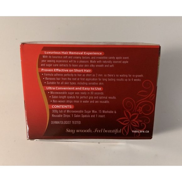 Nair Sugar Wax Irresistible Candy Apple - New - Picture 2 of 4